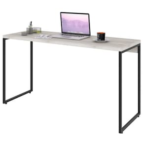 Mesa de Escritório Escrivaninha 135cm Dynamica Industrial C08 Snow - Mpozenato