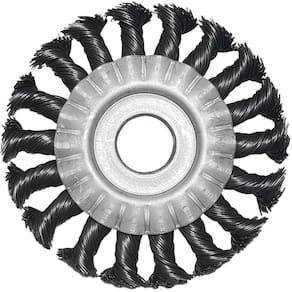 Escova de Aço Carbono Circular Trançada 4.1/2 x 1/2 x 7/8 POL 2003 ABRASFER