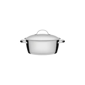 Panela Caçarola 3,3L Tramontina Em Aço Inox Com Duas Alças