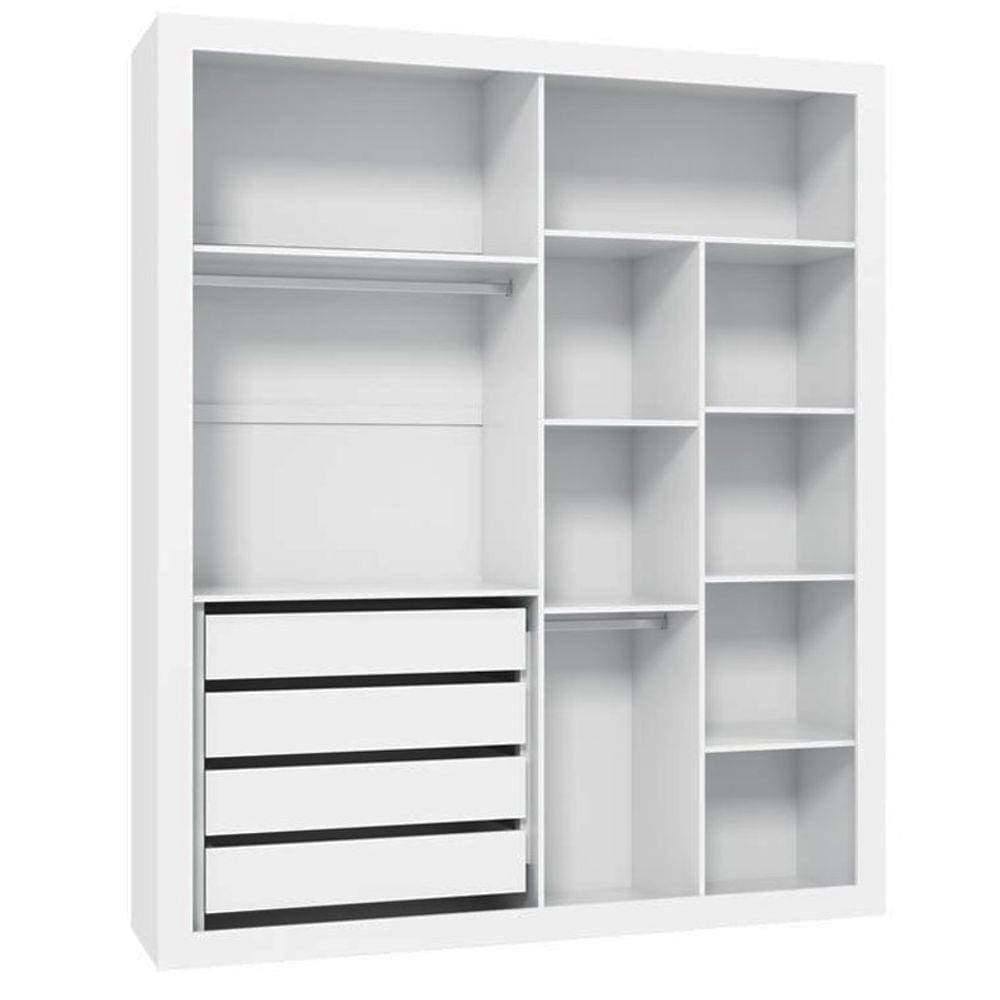 Guarda Roupa Infantil Tutto New 2 Portas de Correr Branco Soft - Matic Móveis