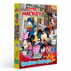 Quebra-Cabeça - 100 Peças - Disney Junior - Mickey - Toyster