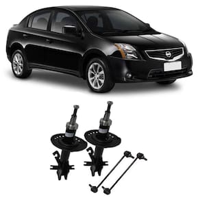 Amortecedor + Bieleta Nissan Sentra Dianteira 2014 Até 2020 O Par