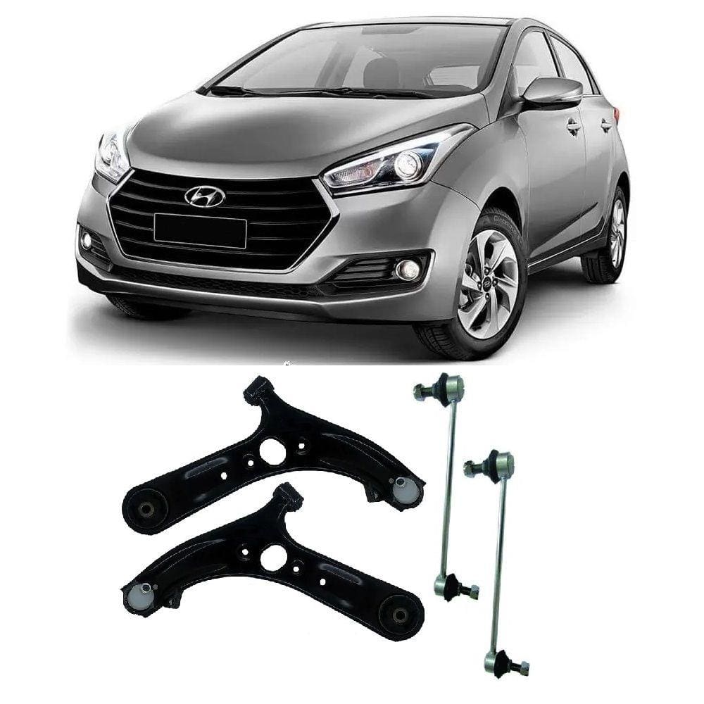Bandeja + Bieleta Hyundai Hb20 CLimitador Dianteira 2016 Até 2019 O Par