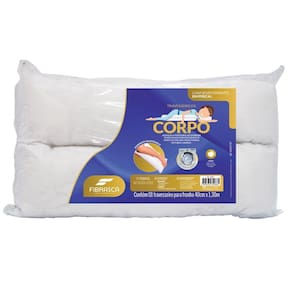 Travesseiro De Corpo Anatômico 40cm X 130cm Fibrasca