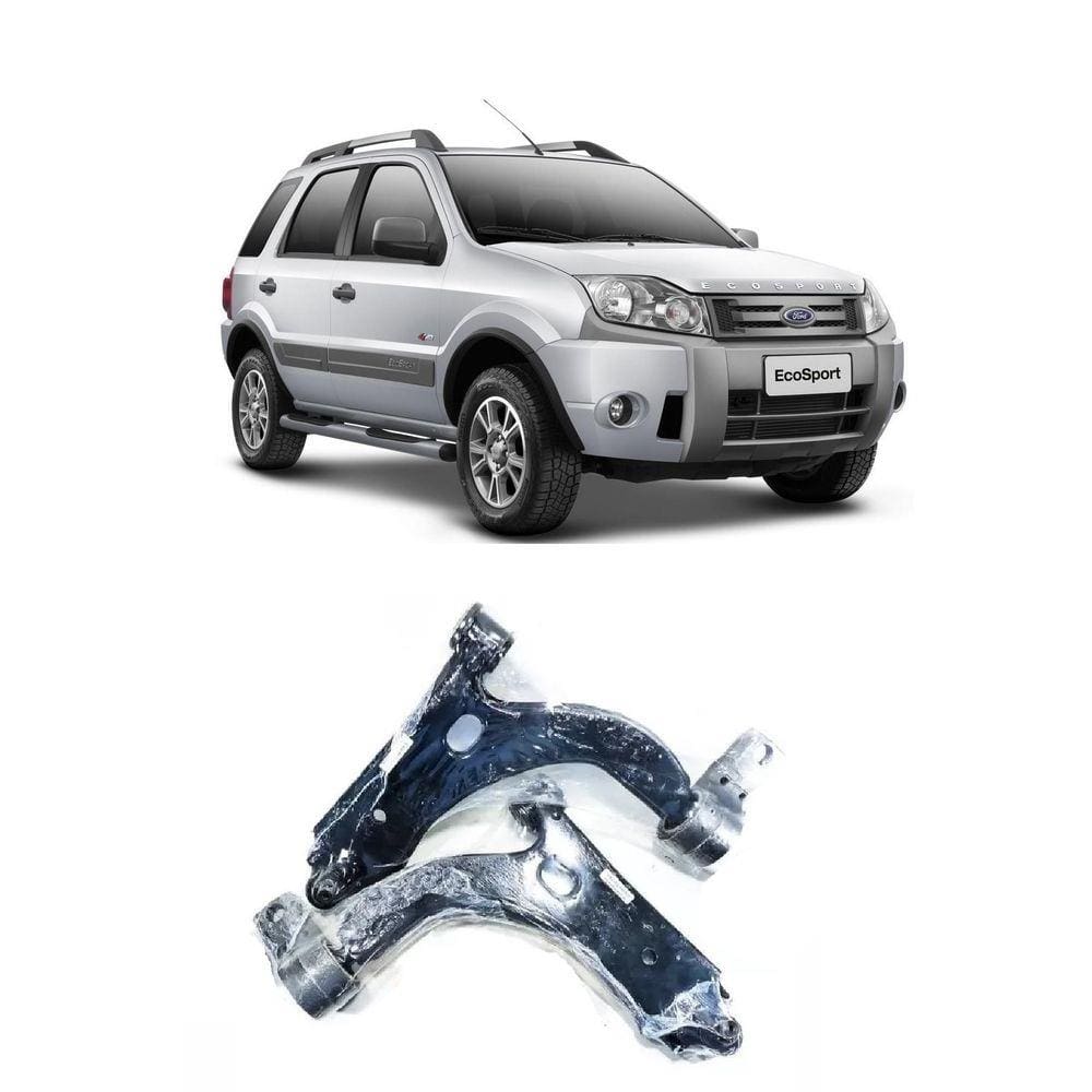 Par de Bandejas Dianteiro Ford Ecosport XL 16 8V de 2003 a 2005