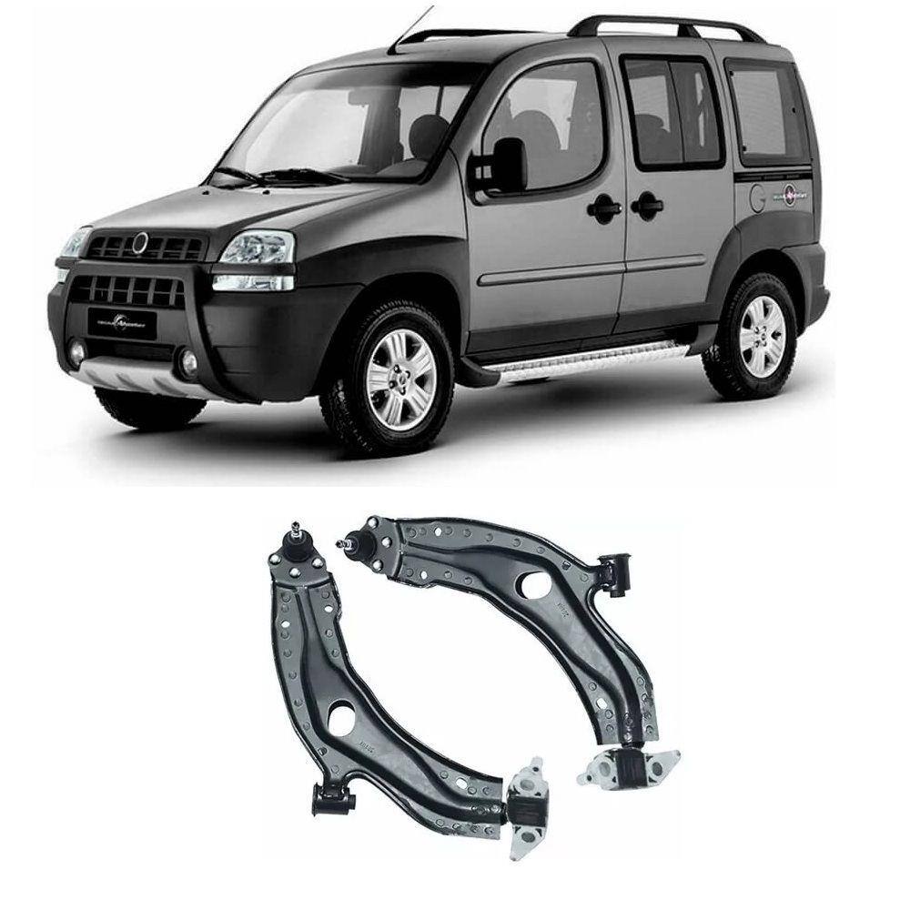 Bandeja Fiat Doblo Adventure Dianteira (2004 Até 2014) Flex Automotive O Par