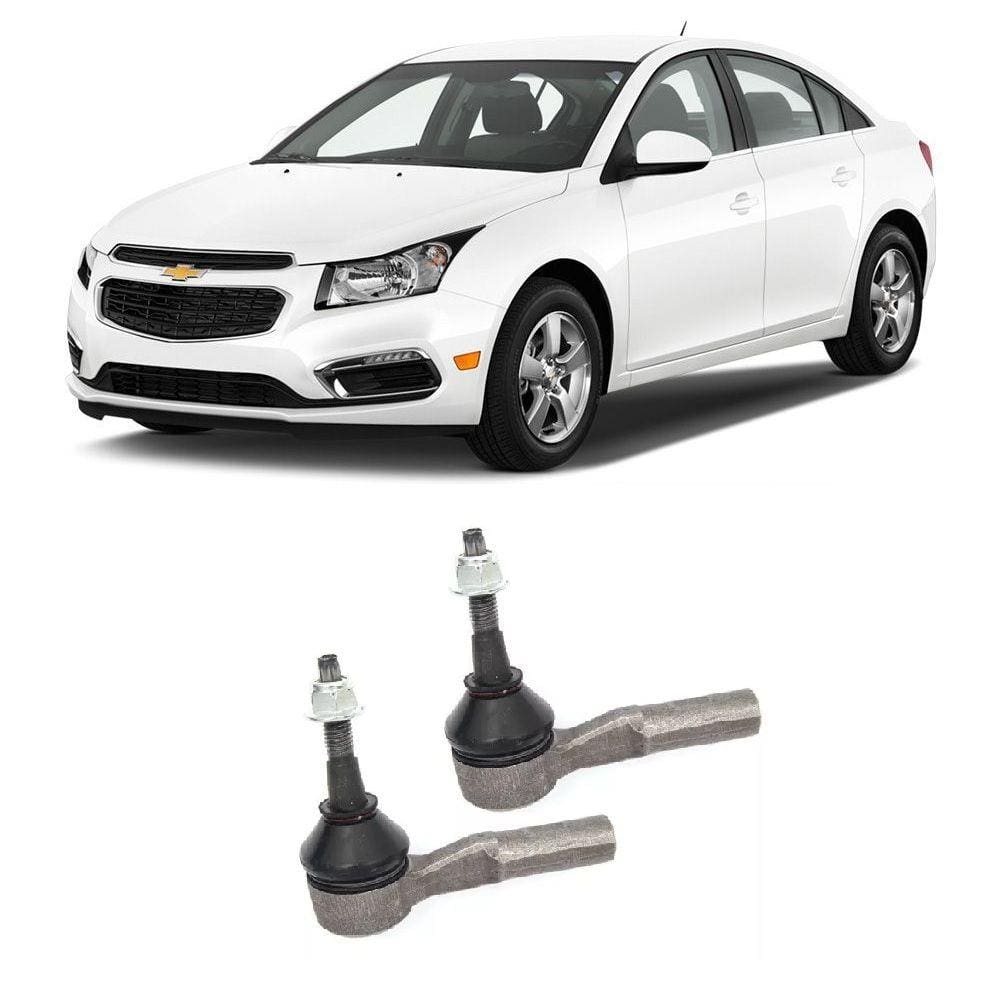 Terminal de Direção Chevrolet Cruze Dianteiro 2010 Até 2016 Flex Automotive O Par