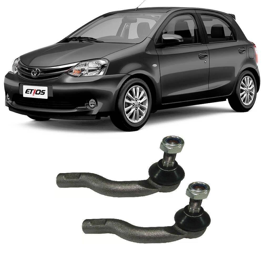 Terminal de Direção Toyota Etios Dianteiro 2012 Até 2015 Flex Automotive - O Par