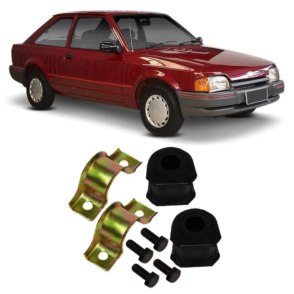 Kit Estabilizador Ford Escort Dianteiro 1986 Até 1989 18MM - O Par