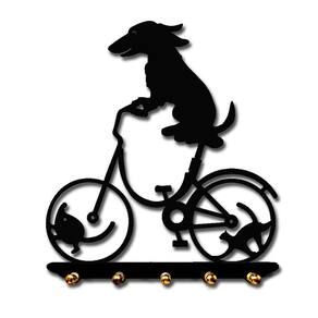 Porta chaves cachorro na bicicleta