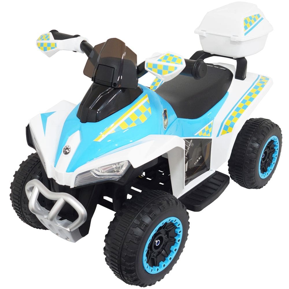 Mini Moto Motinha Elétrica Infantil Azul Cross 6v Luz Som