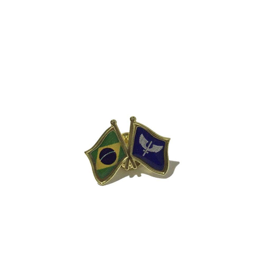 Pin Da Bandeira Do Brasil X Aeronáutica Fab