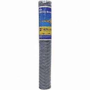 Tela Galinheiro Galvanizada Fio 22x1,80m Com 50m-DC