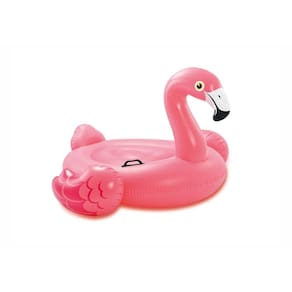 Boia Inflável Flamingo Rosa Intex Piscina PVC Médio 142cm