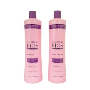 Kit Cadiveu Shampoo e Condicionador Plastica dos Fios 2x1lt