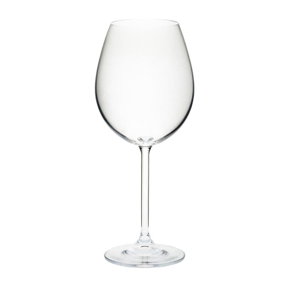 Jogo De Taças 6 Peças Cristal Bordeaux Roberta Bohemia 540Ml