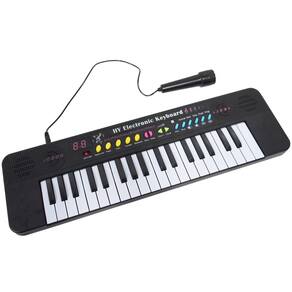 Teclado com Microfone BX1622 Piano Musical Infantil 37 Teclas 06