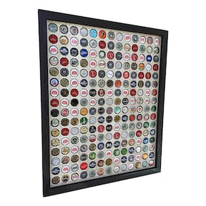 Quadro Decorativo Porta Tampinhas - Linha Master Preto - 208