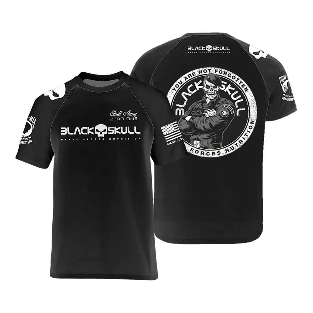 Camiseta Algodão - Black Skull (Bope - Preto 06)