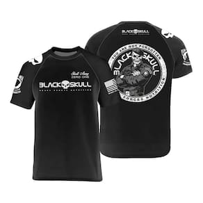 Camiseta Algodão - Black Skull (Bope - Preto 08)