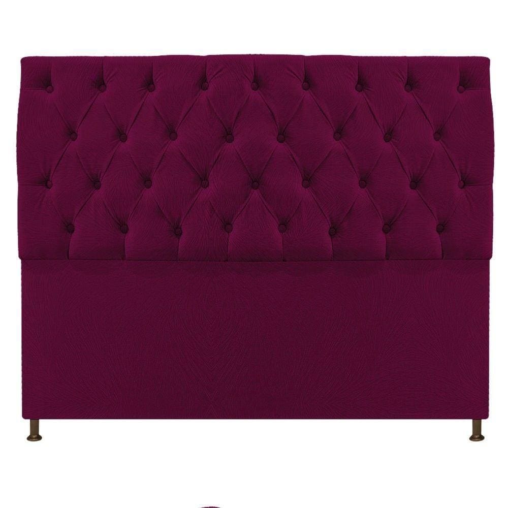 Cabeceira Sofia 140cm Bordô