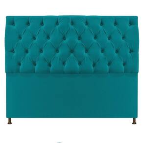 Cabeceira Sofia 160cm Azul Turquesa