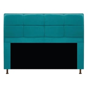 Cabeceira Munique 140cm Azul Turquesa