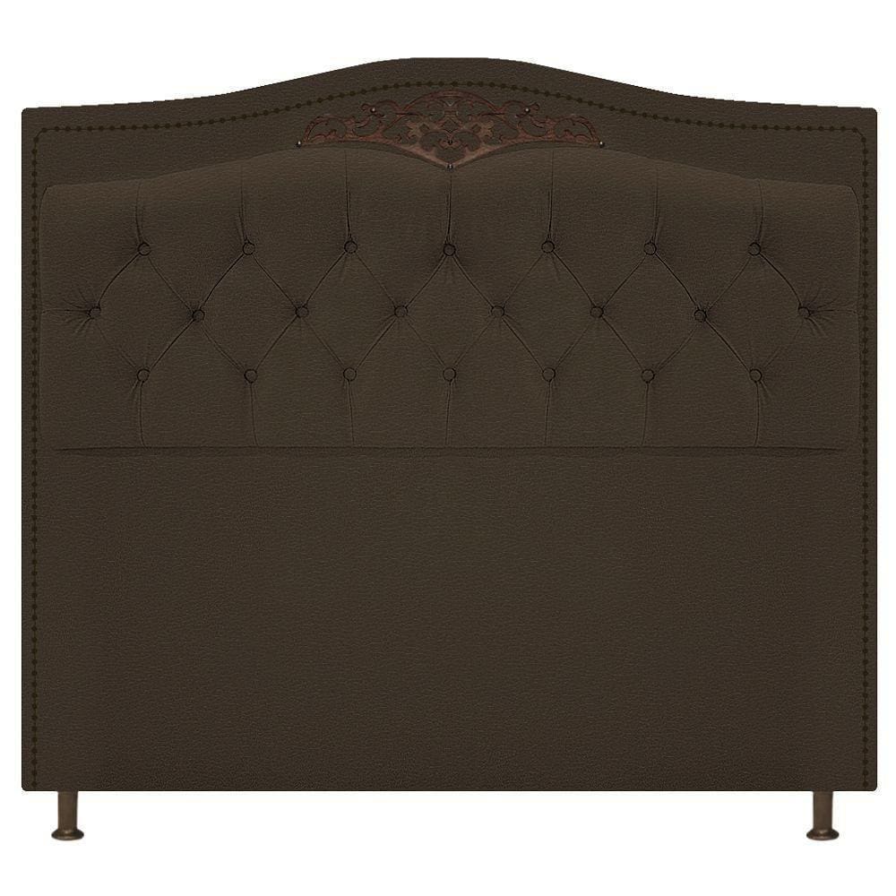 Cabeceira Estofada Yasmim 160cm Marrom