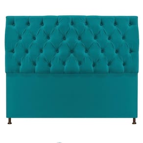 Cabeceira Sofia 195cm Azul Turquesa