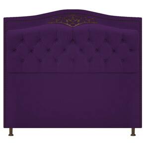 Cabeceira Estofada Yasmim 140cm Roxo