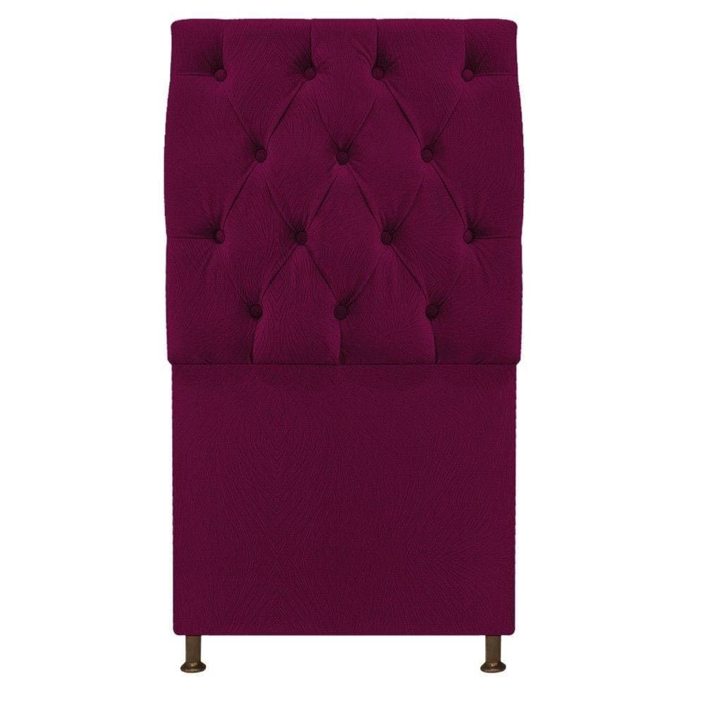 Cabeceira Sofia 90cm Bordô