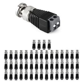 Conector BNC Borne Macho (Pcte 50pçs) CONEX 1000 Intelbras