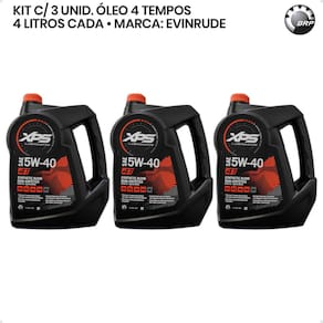 Óleo Brp Xps 5w40 4 Tempos Jet Sea-doo 3,78 L Kit C/3