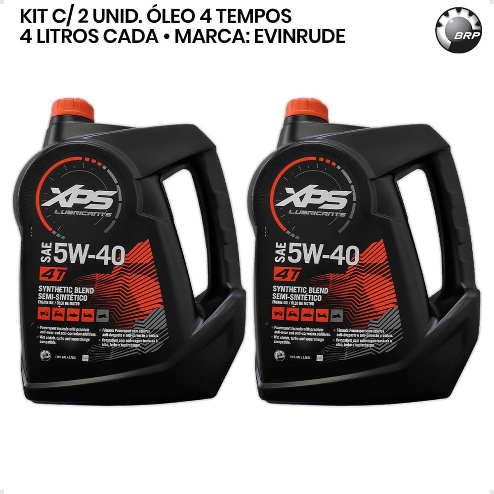 Óleo Brp Xps 5w40 4 Tempos Jet Sea-doo 3,78 L Kit C/2