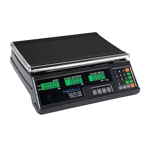 Balança Eletrônica Digital Bivolt Alta Precisão Preta 40kg