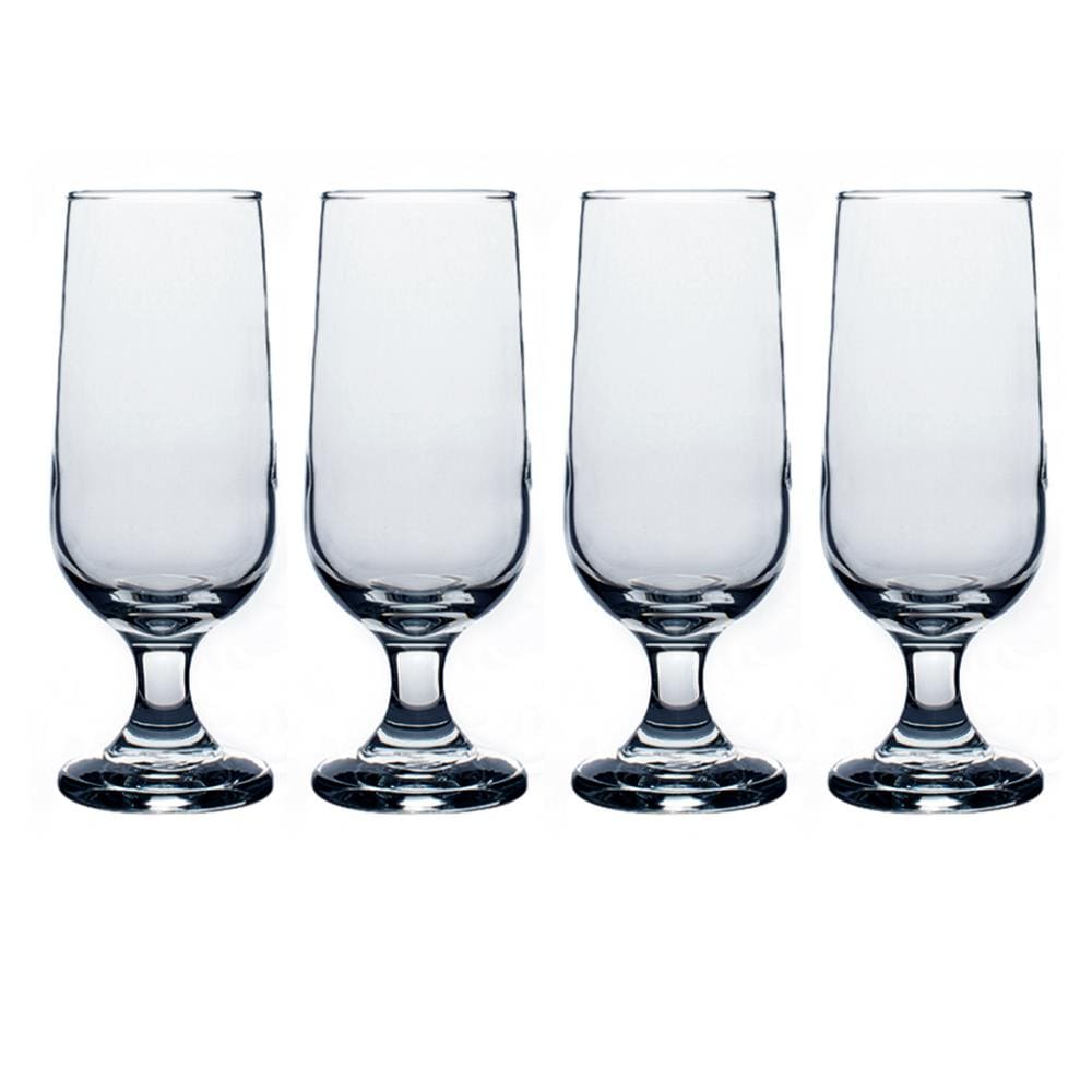 Taça De vidro Hannover 300ml Chopp Cerveja Casa Linda - 4Un