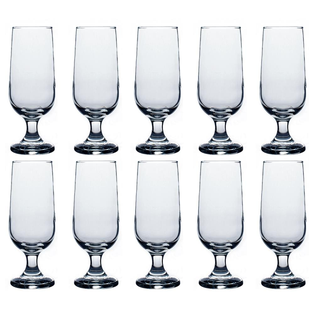 Taça De vidro Hannover 300ml Chopp Cerveja Casa Linda - 10Un