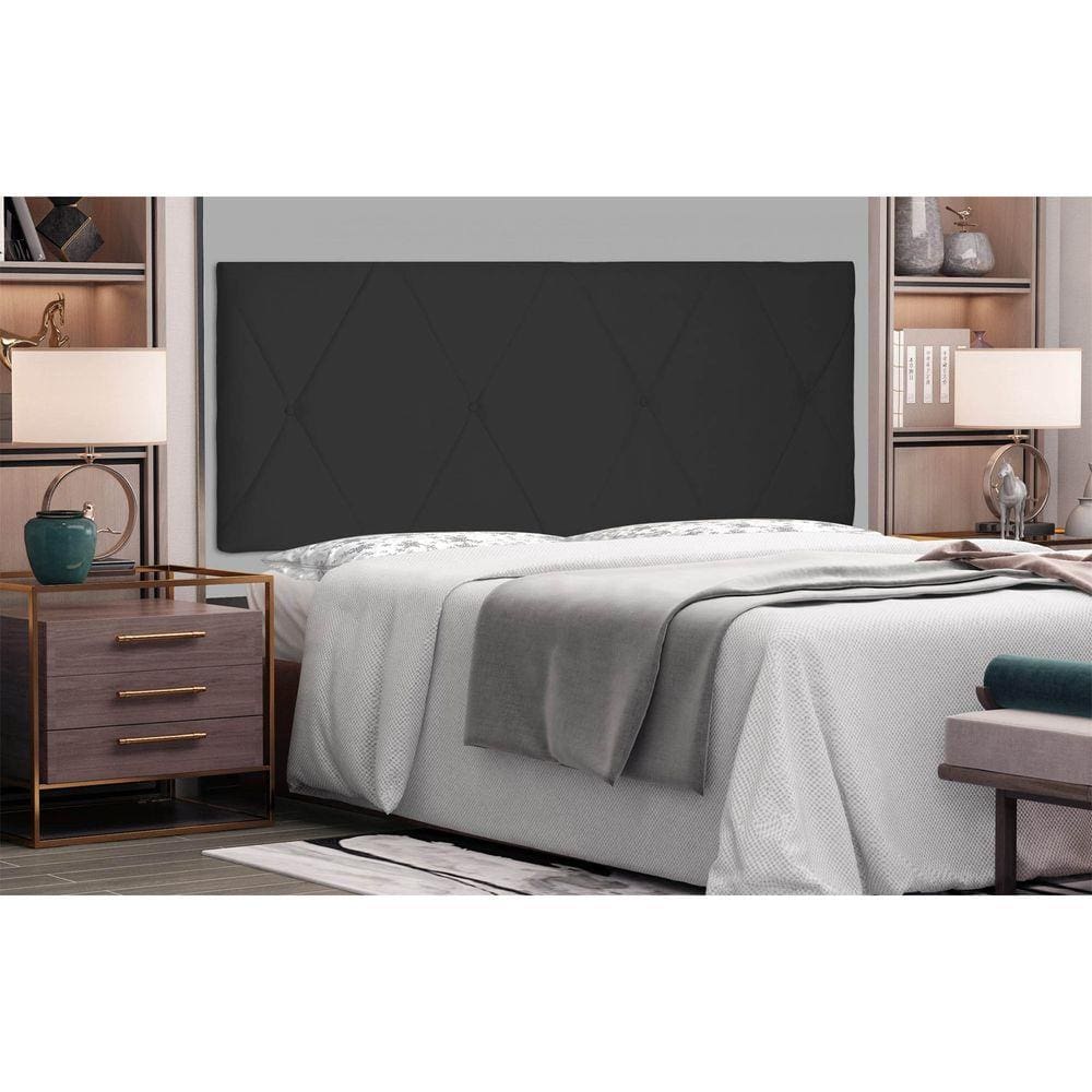 Painel Aquilla Cama Box King 195cm Suede - SSX Multicoisas