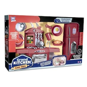 Kit Cozinha De Brinquedo Grand Kitchen Chef Kids