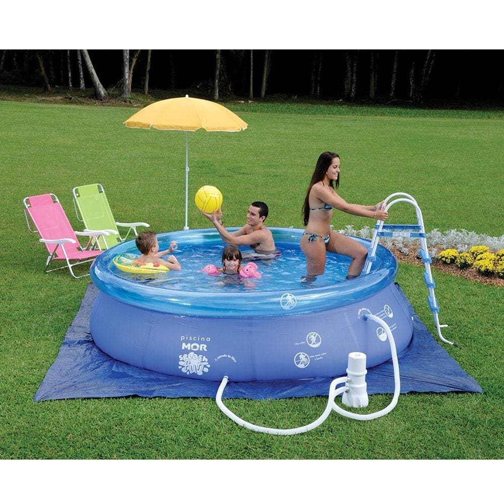 Piscina Inflável Splash Fun 3m x 76cm 4600L MOR 1054