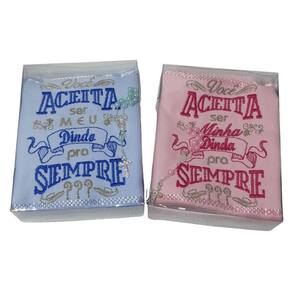 Kit Convite Batizado Dindo Dinda Padrinho Madrinha