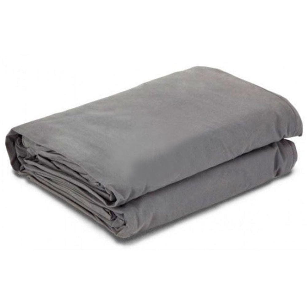 Lona encerado 2 mts cinza tecido 100% impermeável loneiro