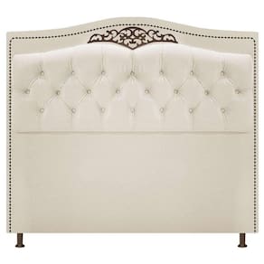 Cabeceira Estofada Yasmim 90cm Bege