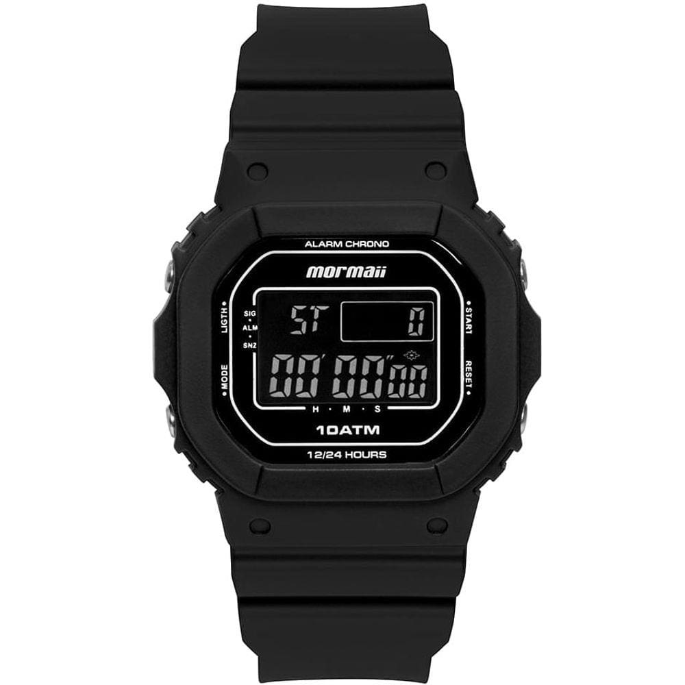Relógio MORMAII masculino digital preto MO0300JB/8P