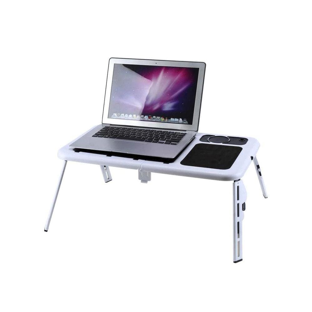 Mesa Para Notebook Dobravel Portatil Articulada Com Cooler