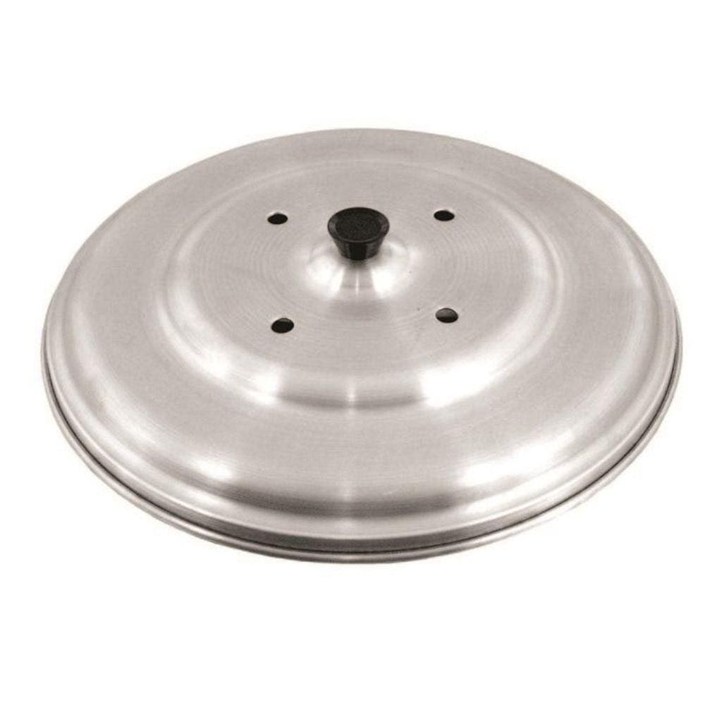 Tampa De Pizza 36Cm Com Furo - Alumínio - Doupan
