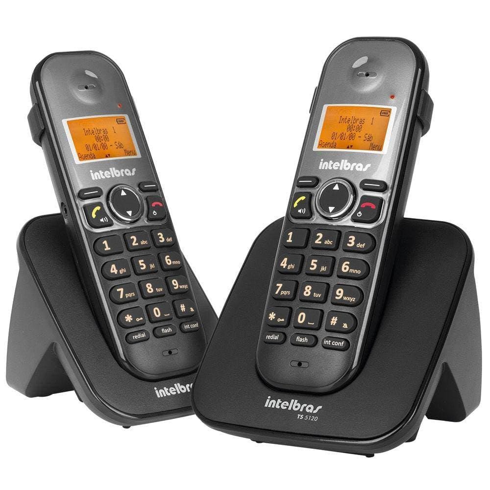 Kit Telefone Sem fio Com ramal TS 5122 intelbras Dect 6.0