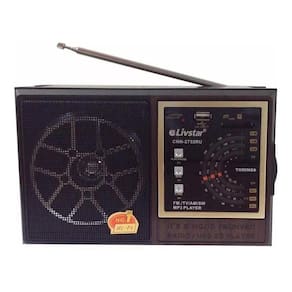 Radio Am Fm Tv Sw Com Usb Sd 4 Faixas Livstar Cnn-2732Ru