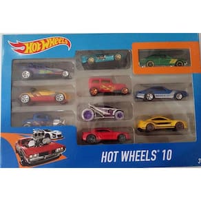 Carrinhos Hot Wheels HW Pacote 10 Carros - 2017