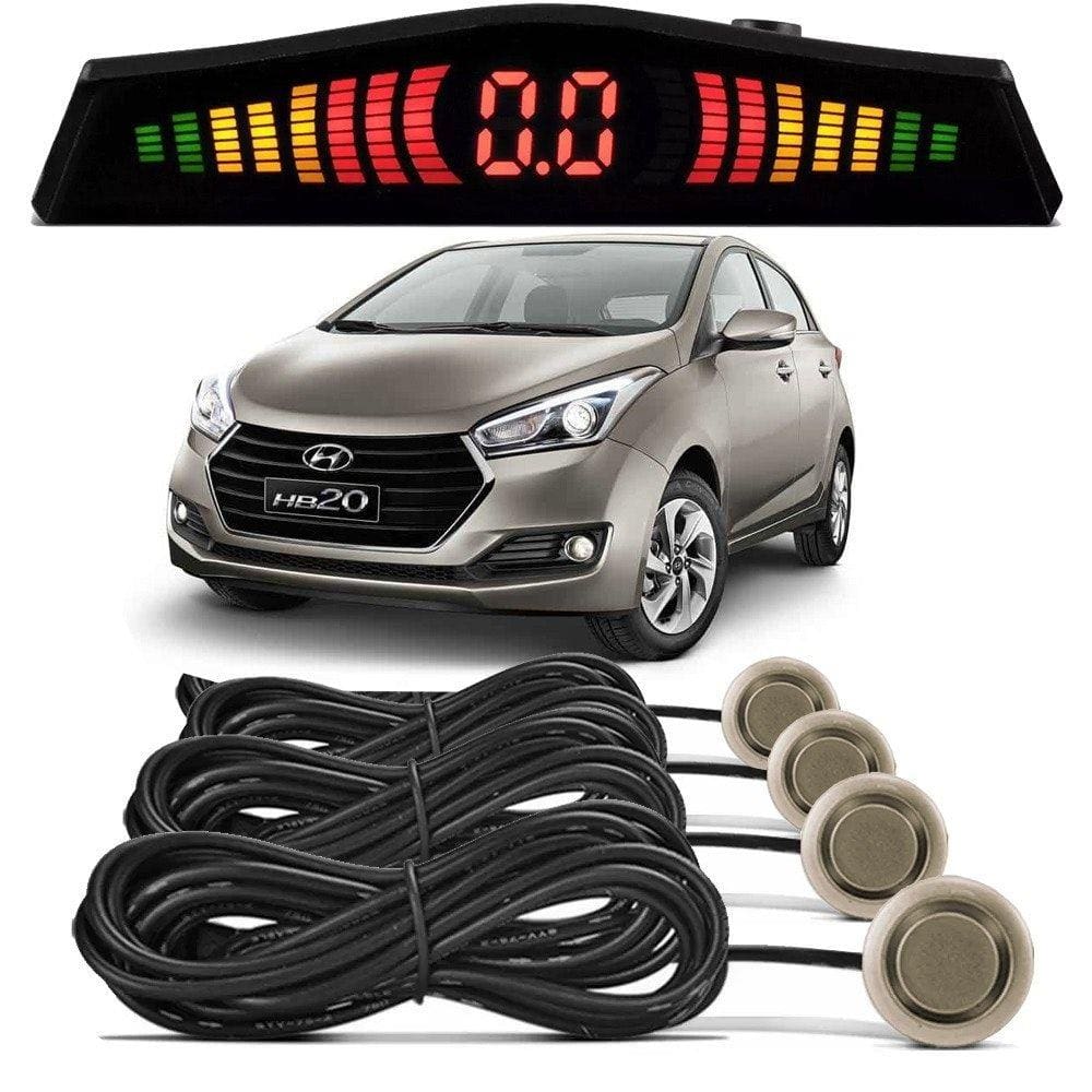 Sensor de estacionamento hyundai cor prata sand